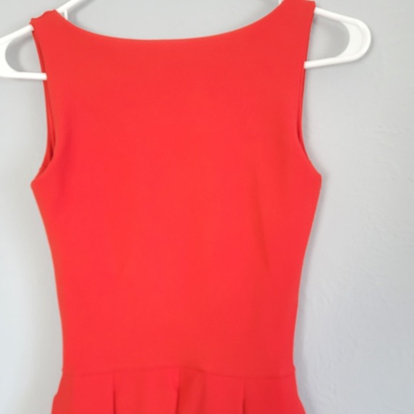 Chiara Boni La Petite Robe Corie V-Neck Fit & Flare Sleeveless Cocktail Dress - Picture 14 of 16